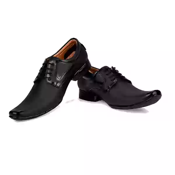 Black Color Officer Shoes Heavy Quality For Man
