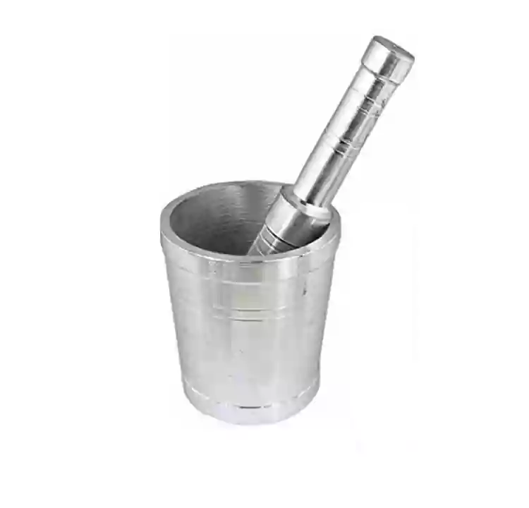 Aluminum Kitchen Musal Okhli and Pestle Set