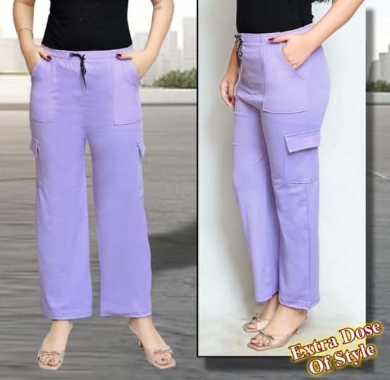 Ladies Cargo Palazzo Pants – The Perfect Combo of Style and Comfort
