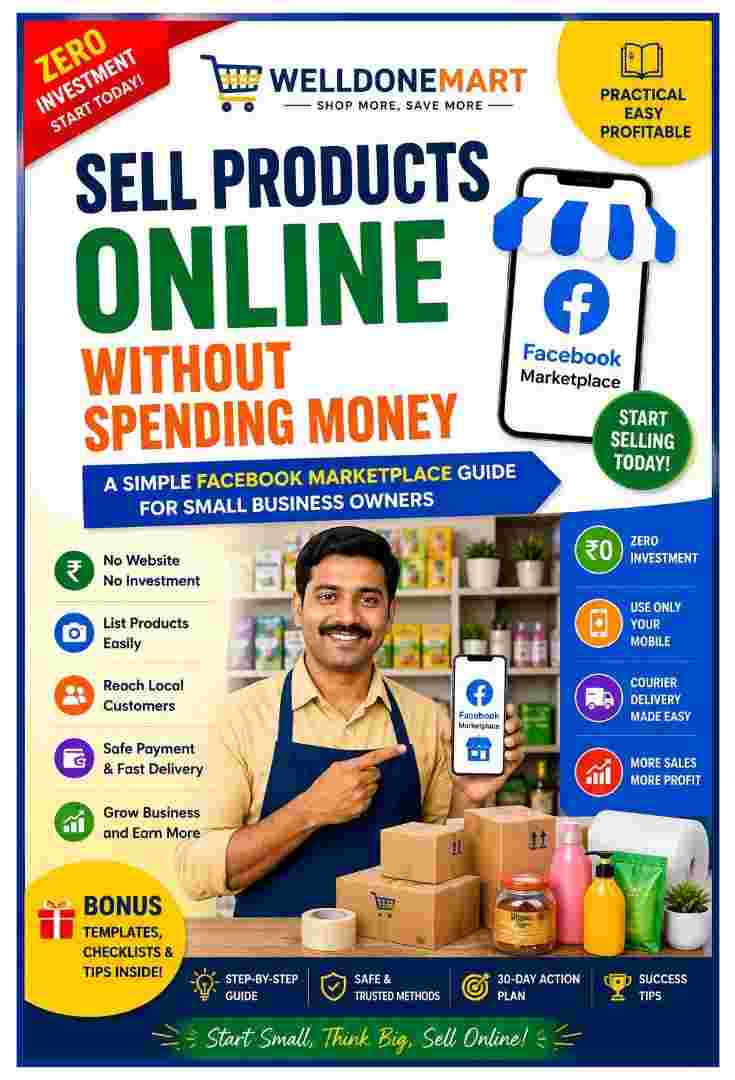 Sell Online Without Spending Money: Complete Facebook Marketplace Guide (eBook - PDF)