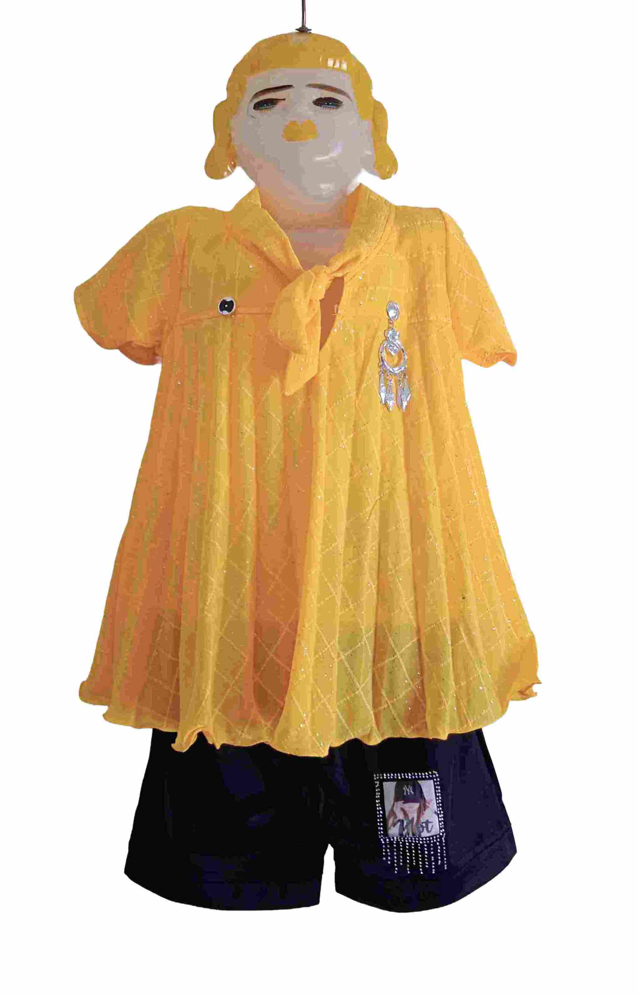 Stylish Girls Kids Top & Shorts Set | Trendy Designer Casual Wear for Girls
